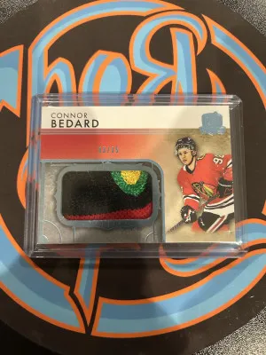 Connor Bedard Rookie Rink Gallery Patch (feather) /35 front