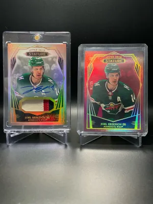 2022 Stature Joel Eriksson Ek /10 And /25 - Pair front