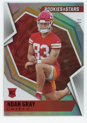 2021 Rookies and Stars #188 Noah Gray Longevity Rookie 11/80 front