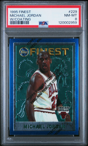 1995 Finest Michael Jordan W/Coating front