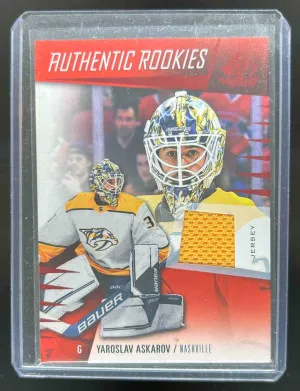 2023-24 Upper Deck SP Game Used Yaroslav Askarov Jersey #224 MEM RC Predators front