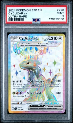 2024 Pokemon Ssp En-Surging Sparks Cyclizar Ex Ultra Rare front