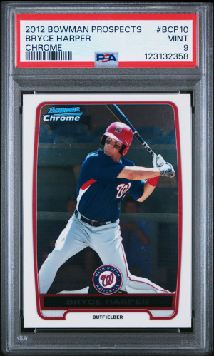 2012 Bowman Prospects Bryce Harper Chrome front