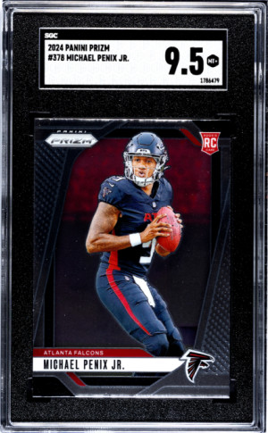 2024 Panini Prizm Michael Penix Jr. SGC 9.5 front