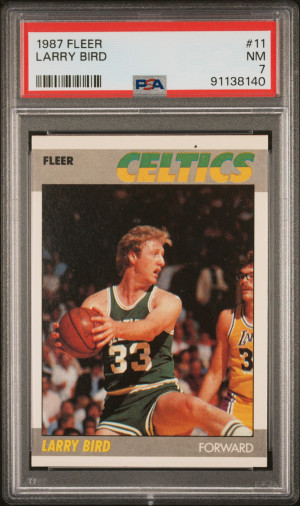 1987 Fleer Larry Bird front