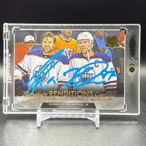 Connor Mcdavid/ Leon Draisaitl Signature Renditions front