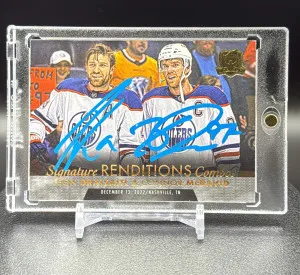 Connor Mcdavid/ Leon Draisaitl Signature Renditions back