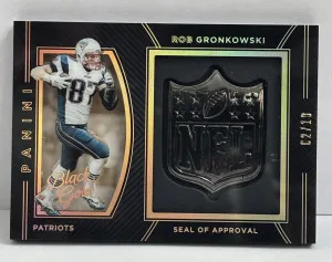 2016 - Gronkowski Black Shield Seal Of Approval /10 front