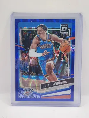 Jalen Williams 2023-24 Donruss Optic Blue /249 front