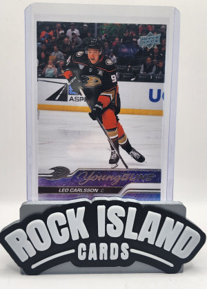 Leo Carlsson 2023-24 Upper Deck Series 2 Young Guns RC front