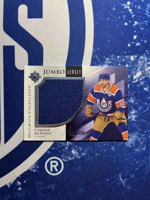Connor Mcdavid Jumbo Jersey Game Used /199 front