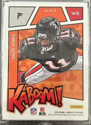 2019 Panini Absolute Kaboom! Julio Jones #K-JJ back