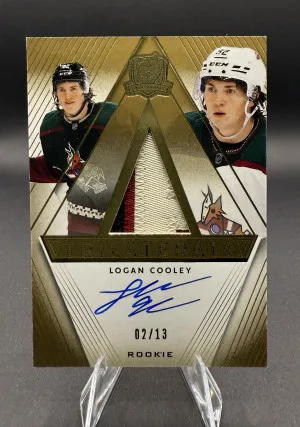 Logan Cooley The Cup Trilaterals /13 Rookie front