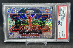 Scottie Barnes 2021-22 Panini Prizm Fast Break Silver Variation Rookie PSA 10 front