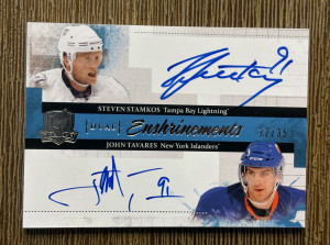 2010-11 Upper Deck The Cup Dual Enshrinements 32/35 #CE2TS Steven Stamkos & John Tavares front