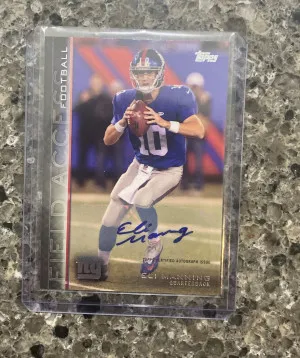 2015 Topps Field Access Eli Manning Auto front