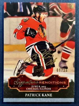 Patrick Kane 2013-14 The Cup Signature Renditions/35 front