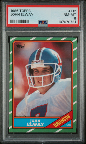 1986 Topps John Elway front