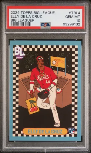 2024 Topps Big League Big Leaguer Elly De La Cruz | Cincinnati Reds front