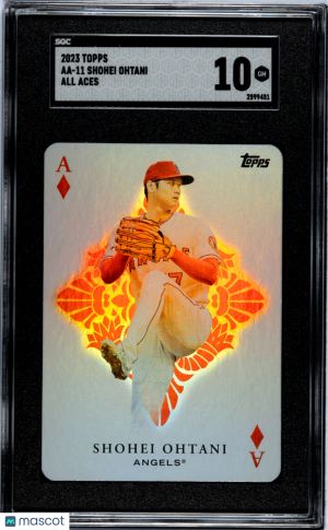 2023 Topps Shohei Ohtani #AA-11 All Aces SGC 10 front
