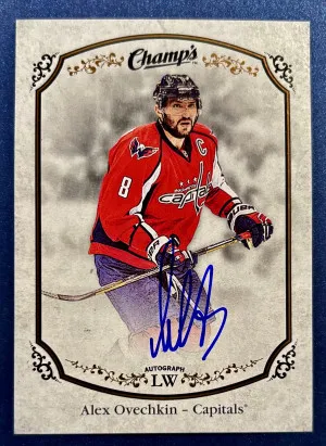 Alexander Ovechkin 2015 UD Champs Auto front