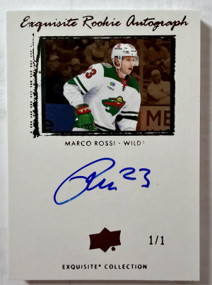 Marco Rossi 1/1 Exquisite front