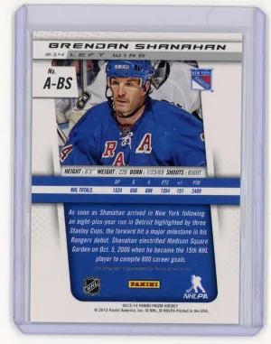 2013-14 Panini Prizm #ABS Brendan Shanahan Autograph SSP back