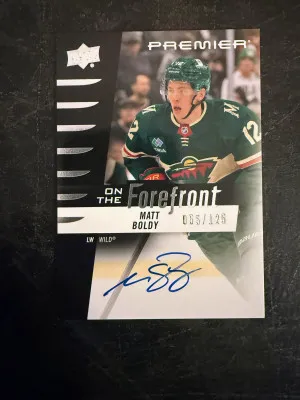 2023-24 Premier Matt Boldy On The Forefront /125 front