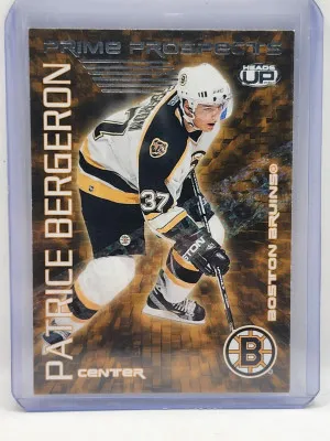 Patrice Bergeron 2004 Pacific Prime Prospects RC /175 front
