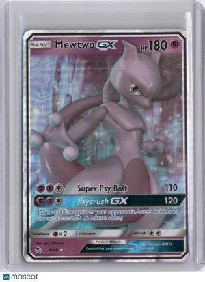 2019 HIDDEN FATES MEWTWO GX FULL ART RARE #31/68 front