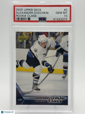 2005 Upper Deck Rookie Class Alexander Ovechkin #2 PSA 10 front