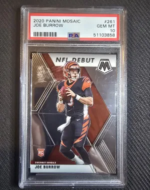 2020 Panini Mosaic Joe Burrow front