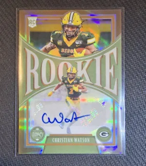 2022 Legacy Christian Watson Auto #/100 front