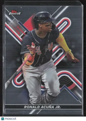 2022 Finest #31 Ronald Acuña Jr. front