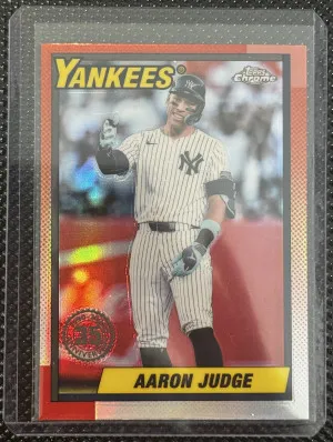 2025 Topps Chrome 35th Anniversary 90CB-11 Aaron Judge front