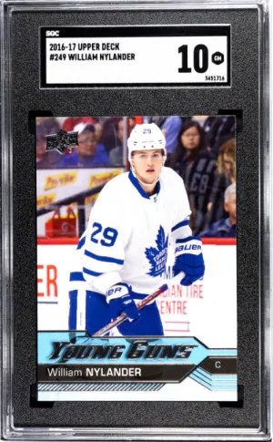 2016-17 Upper Deck William Nylander SGC 10 front