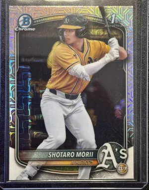 2025 Bowman Chrome Shotaro Morii #BCP-170 Mojo Refractor front