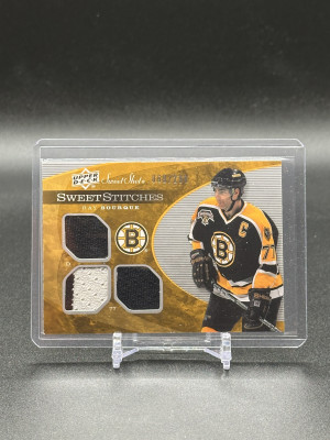 2007-08 Ray Bourque Sweet Shot Sweet Stitches 69/299 front