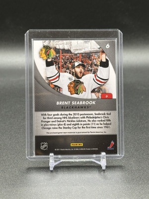 2011 Brent Seabrook Panini Certified Champions 60/99 back