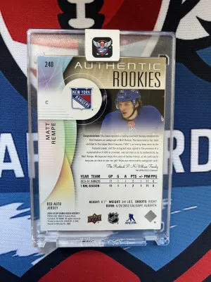 Rempe RPA /99 SP Game Used back