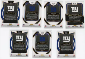 2024 Select Shock Giants Lot of 7 Cards back