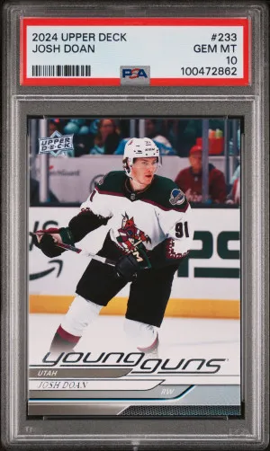 2024 Upper Deck Josh Doan front