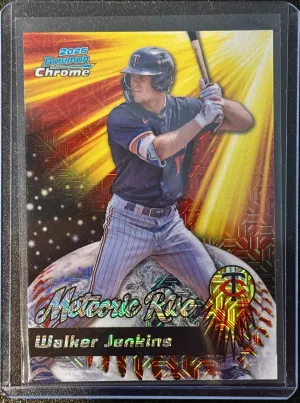 2025 Bowman Chrome Walker Jenkins Metoric Rise #MR-6 Mojo front