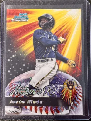 2025 Bowman Chrome Jesus Made #MR-3 Metoric Rise Mojo front