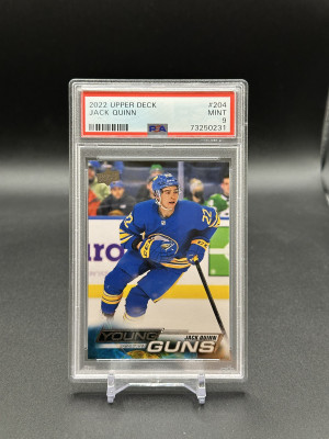 2022-23 Jack Quinn Series 1 Young Guns PSA 9 front