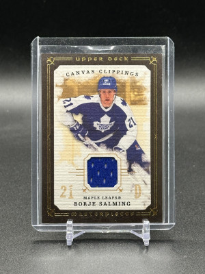 2008 Borje Salming Canvas Clippings Patch front