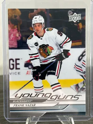 2024-25 UD Frank Nazar Young Guns Rookie front