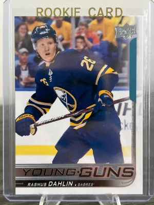 2018-19 UD Rasmus Dahlin Young Guns Rookie front