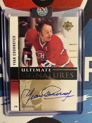 2024-25 Ultimate Signature Yvan Cournoyer front