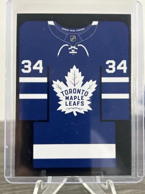 2024-25 UD Credentials Auston Matthews First 500 Fans front